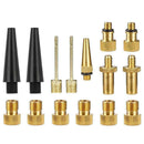 Bike Valve Type Adaptor Bike Wheel Tire Valve Adapter Cap Tube Pump (15pcs)
