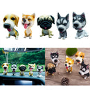 Nodding Head Dog Car Ornament Bobble Head Decor Car Dashboard Bobble Head