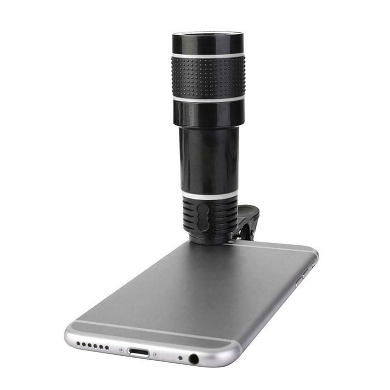 Universal 20X Zoom Telephoto Lens External Mobile Phone Camera Lens w/Clip