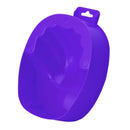1pc Nail Art Hand Wash Remover Soak Bowl Nail Bath Manicure Tool(Purple)