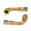 2* Tyre Valve Extension Adaptor 90 Degree Tire Stem Extender Fit Motorcycle Car