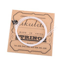 White Nylon Ukulele Strings for 21'' 23'' 26'' Ukulele Guitar Parts Accessories
