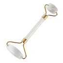 Natural Jade Roller Facial Massager Roller, SPA Guasha Head Neck Body Facia H5P8