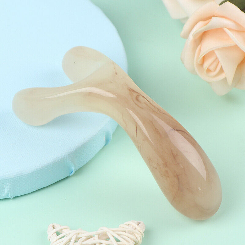 ResinFacial Massage Roller Guasha Board Face Lift Body Skin Relaxation Slimm Ew