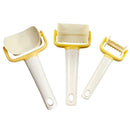 3pcs/Set Fondant Pastry Cutter Cookies Biscuit Mold Baking Roller Slice Kit