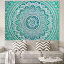 Boho Wall Tapestry Beach Towel Blanket Home Carpet (Mandala01)(150x130cm) SN9F