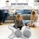 Baby Knee Pad Crawling Elbow Cushion Toddlers Kid Kneecap Protector (Grey)