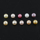 500Pcs Baking Painted Glass Loose Beads For Bracelet