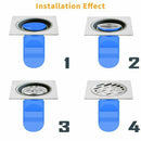 Drain Backflow Preventer 4 Pack, One Way Valve For Pipes Tubes In Toilet Ba