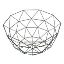 Metal Wire Fruit Basket Bowl Food Serving Dish Candy Biscuit Snack Tray Black
