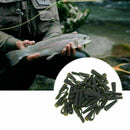 20 Sets Safety Lead Clips Carp With Pins Rubber Tubes Fishing Accessories A C5O4
