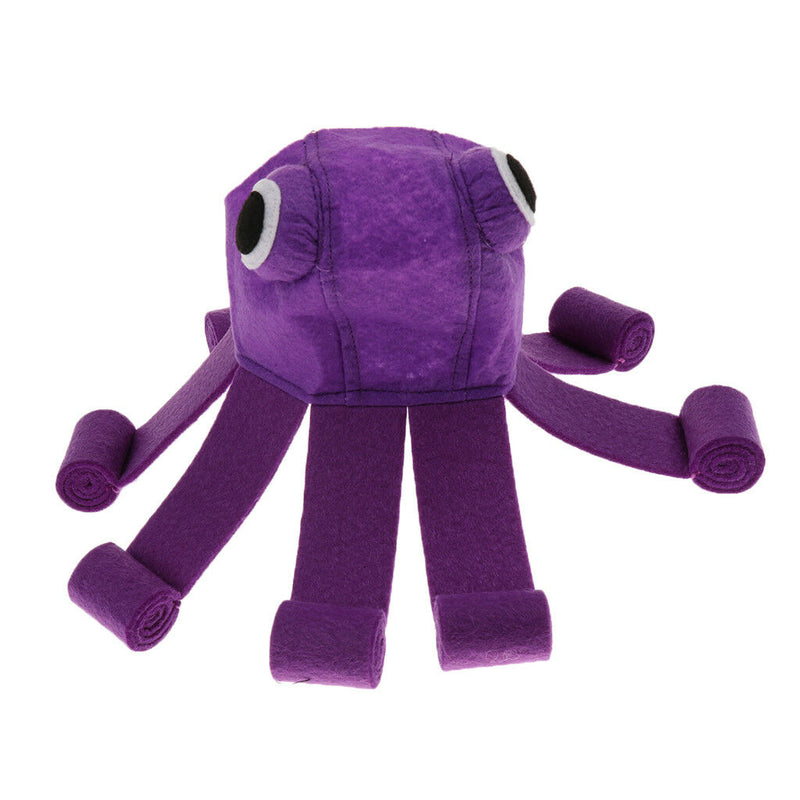 Octopus Wigs Pet Halloween Hat Adjustable Collar for Dog Cat Party Supplies