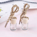 1PC car empty clear perfume glass bottle pendant auto interior home ornament  Z