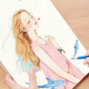 12color Wood Pencil Case Box Colour Pencils&Wooden Ruler Sharpener Set E3I1