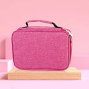 Waterproof Portable Makeup Cosmetic Bag Travel Necessity Case (Rose Red) A