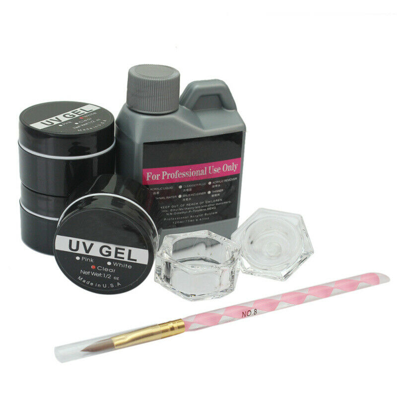 Professional Nail Art Tool Kit Set UV Gel Polish Acrylic liquid Supplie ZYZ