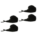 4x Bandana Hat Outdoor Cycling Chef Cap for Men Women Black