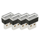 Mini USB White LED Car Interior Light Neon Atmosphere Ambient Lamp