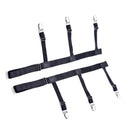2 pcs Men Women Unisex Shirt Stays Belt Belts with Non-slip Locking Clip Keeping