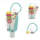 30ml Cute Animal Silicone Case Holder With Empty Bottle Lotion Shower Baby Fu.AU