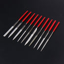 10Pcs Guitar Violin Zither Diamond File Needle Handle Files Instrument DIY