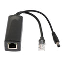 Active 48V to 12V PoE Power Over Ethernet Splitter Compliant with IEEE 802.3af /