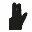 10Pcs Black Spandex Billiard Gloves Three Finger For Pool New