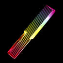 Haircut Hairdresser Comb Colorful Rainbow Comb Hairdressing Styling Tool A