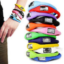 Fashion Unisex Silicone Digital Jelly Mens Womens Anion Sports Wrist Watch