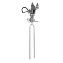 Stainless Steel Single Spring Fishing Pole Rod Stands Bracket Ground Holder