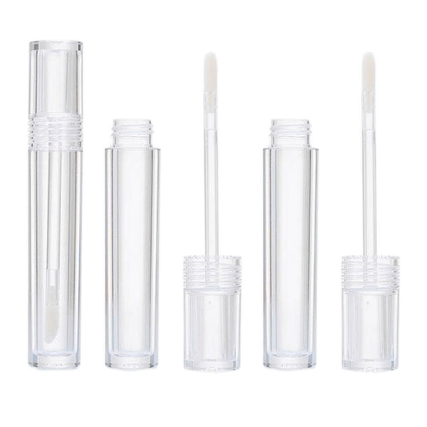 3 Pcs 5ml Empty Clear Lip Gloss Tubes Bottle Makeup Containers Refillable