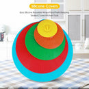 5pcs Silicone Fresh Cover Bowl Pot Pan Lid Food Wrap Home Kitchen Utensil Tool