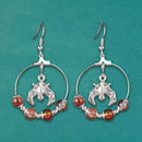 177pcs/Set DIY Halloween Charm Dangle Earrings Making Kit Kidney Earwire Hoo Hn