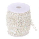 99FT Garland Diamond Acrylic Crystal Bead Curtain Wedding DIY Party Decor