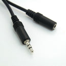 10ft 3.5mm 1/8" Stereo Audio Aux Headphone Cable Extension Cord Male to Fem