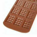2pcs Silicone Mini Chocolate Block Bar Mould Mold Ice Tray Cake Decoration zxv