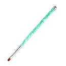 3Pcs Nail Art Marble Pattern Uv Gel Extension Builder Painting Brush Flower