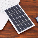 6.8x3.9 Inch 2W 5V Polycrystalline Silicon Solar Panel DIY with Alligator Clips