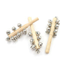 Baby Rattle Ring Wooden Toys Musical Instruments 0-12 Months Music Education  BX