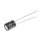 100 Pcs 25V 100uF 105C Radial Lead Electrolytic Capacitors V5V7