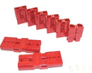 4PCS Battery Quick Connector 50A 8AWG Plug Connect Disconnect Winch Trailer red