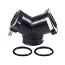 Black carburetor tee joint intake manifold suitable for Yamaha XV250 XV125