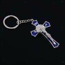 Christian Cross Crucifix Metal Jesus Keyring Keychain Unisex Christmas Gift