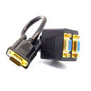 Mini DP Display Port to HDMI M/F Cable+24+5 DVI-I to Dual VGA Ports Splitter