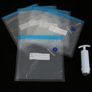 5PCS Packaging Bag+Food Vacuum Sealer Storage Saver Hand Pump Kitchen Organi OZ