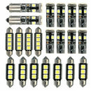 21X White LED Interior Light Package