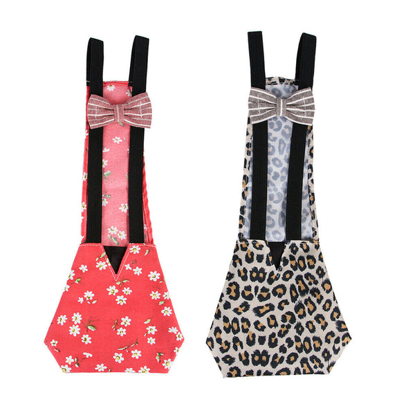 2 Pcs Adjustable V Shape Chicken Duck Poultry Diaper Nappy Farm Clothes - Fabric