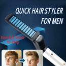 Quick Beard Straightener Multifunctional Hair Comb Curling Curler Show PJG