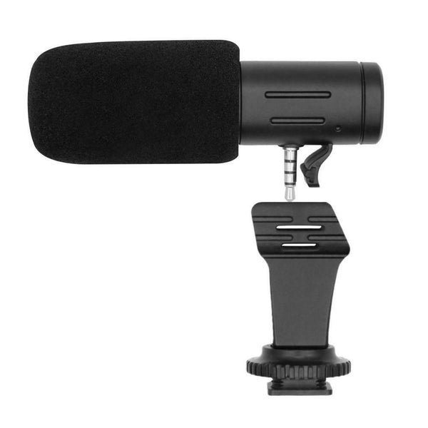 MIC-06 Camera External Stereo Mobile Phone 3.5mm Microphone Video Recording Mic