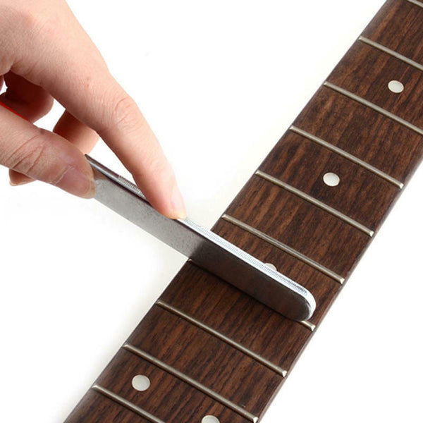 Guitar Fret Crowning Luthiers Tool File Stainless Steel Narrow Dual Cuttin XHR